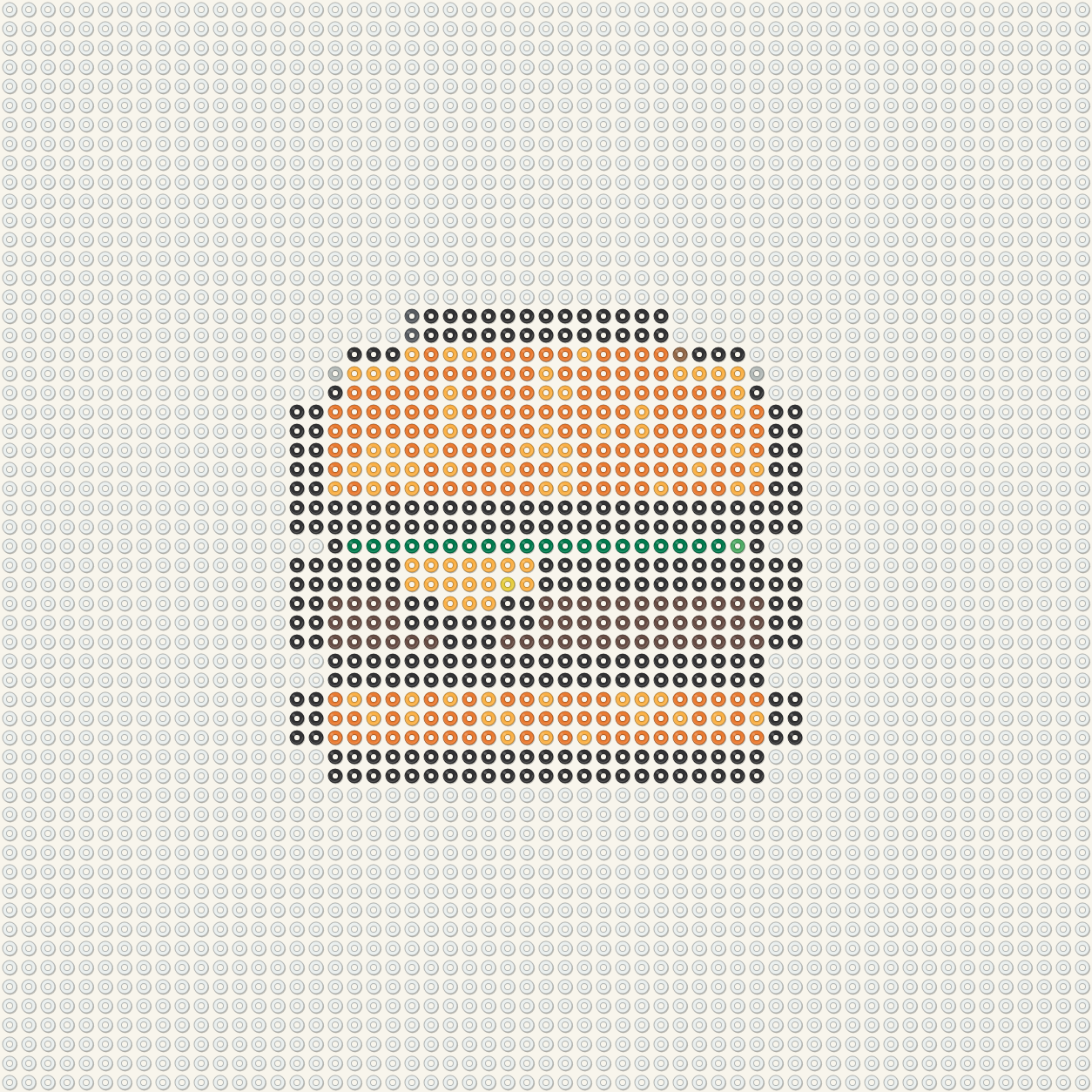 Pixel hamburger bead Pattern
